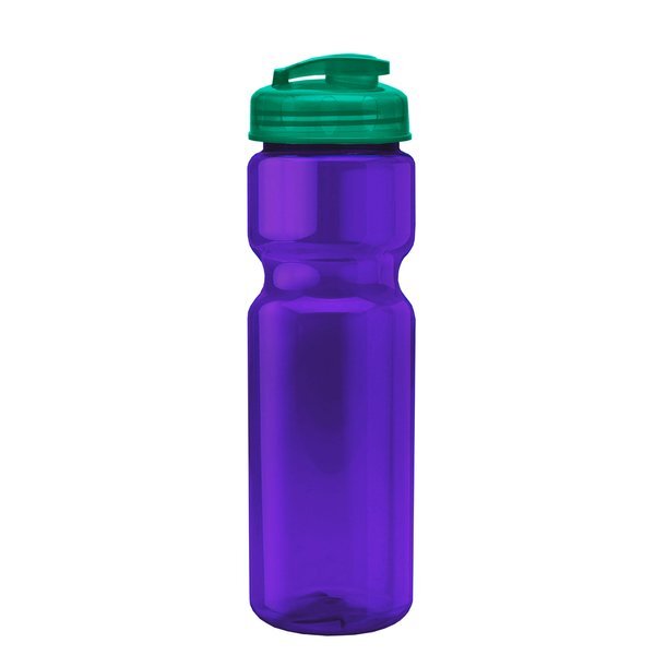 Champion Translucent Bottle w/ Flip Lid, 28oz.