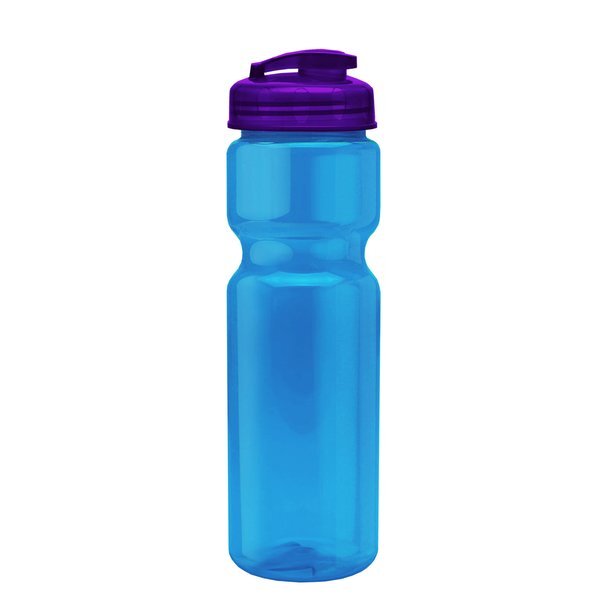 Champion Translucent Bottle w/ Flip Lid, 28oz.