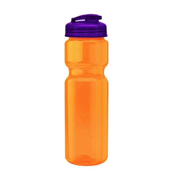 Champion Translucent Bottle w/ Flip Lid, 28oz.