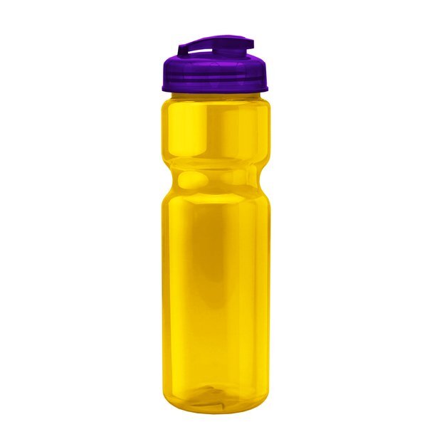 Champion Translucent Bottle w/ Flip Lid, 28oz.