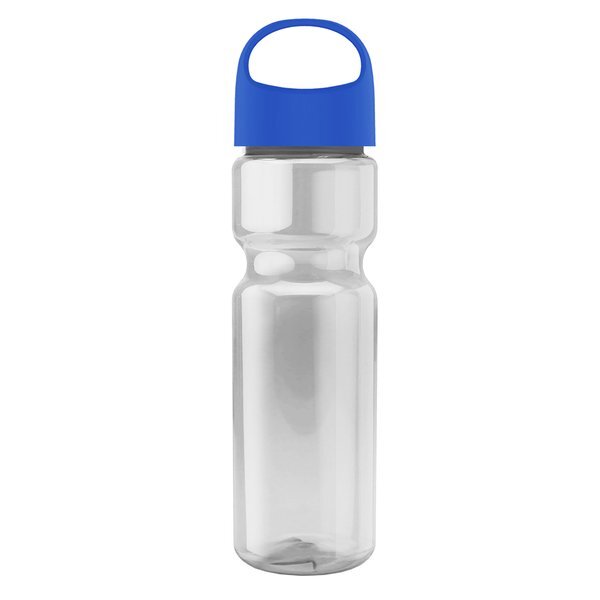 Champion Transparent Bottle w/ Oval Crest Lid, 28oz.