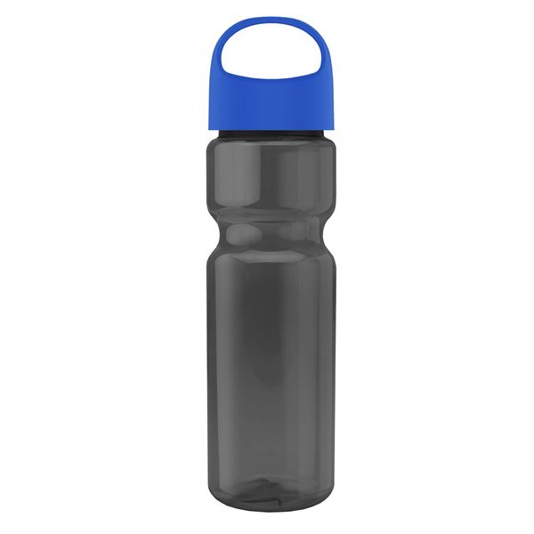 Champion Transparent Bottle w/ Oval Crest Lid, 28oz.