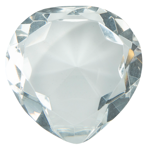 Crystal Heart Paperweight