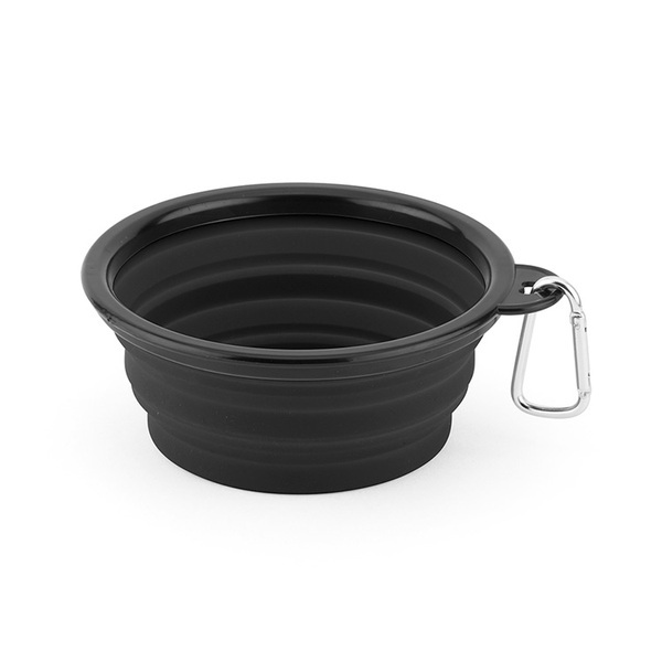Collapsible Silicone Pet Bowl w/ Carabiner