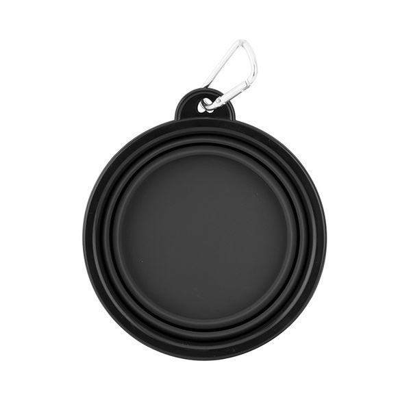 Collapsible Silicone Pet Bowl w/ Carabiner