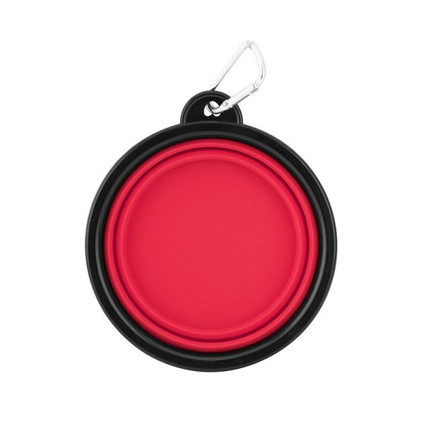 Collapsible Silicone Pet Bowl w/ Carabiner
