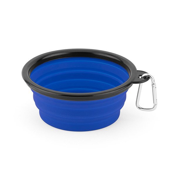 Collapsible Silicone Pet Bowl w/ Carabiner