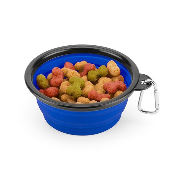 Collapsible Silicone Pet Bowl w/ Carabiner