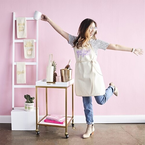 Hot Mess Cotton Canvas Apron