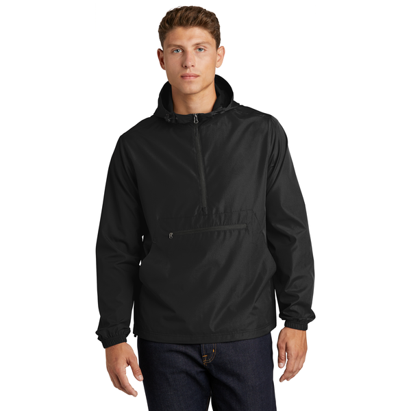Sport-Tek® Polyester Unisex Packable Anorak