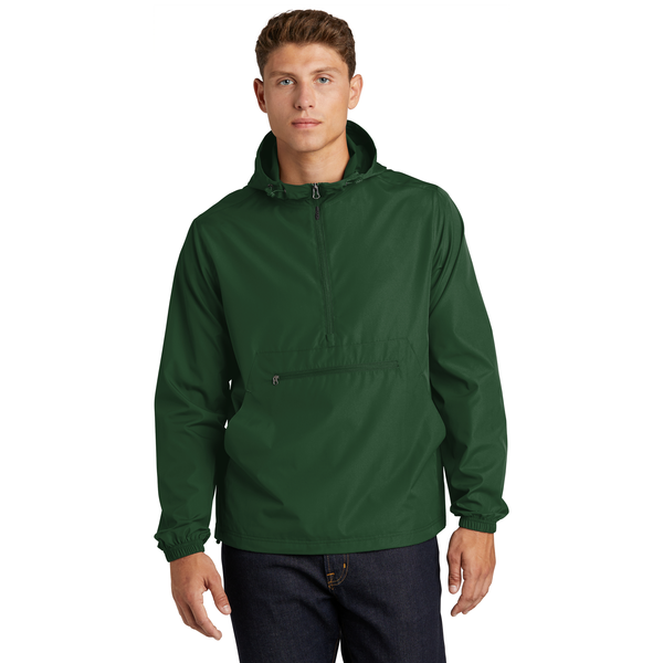 Sport-Tek® Polyester Unisex Packable Anorak
