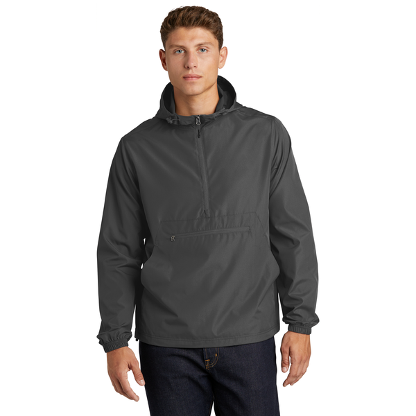Sport-Tek® Polyester Unisex Packable Anorak
