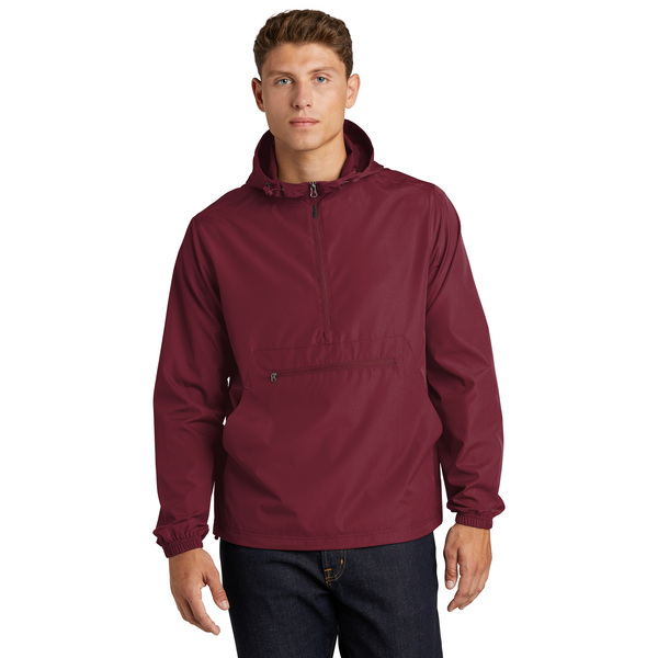 Sport-Tek® Polyester Unisex Packable Anorak
