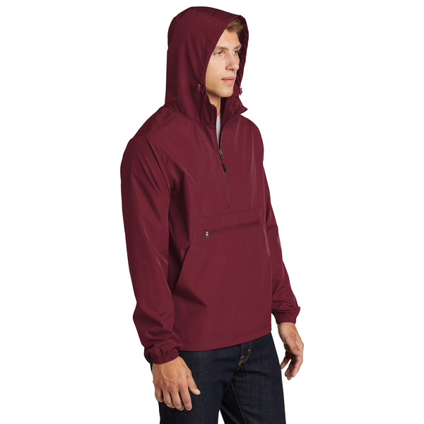 Sport-Tek® Polyester Unisex Packable Anorak