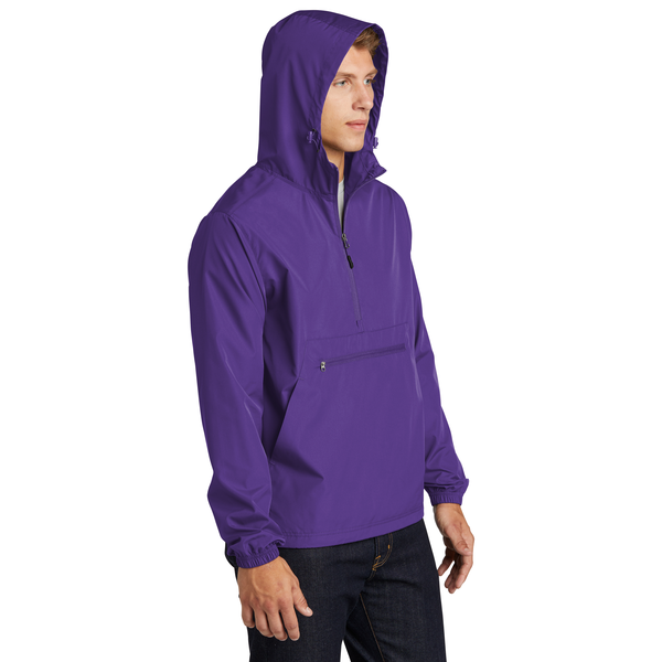 Sport-Tek® Polyester Unisex Packable Anorak