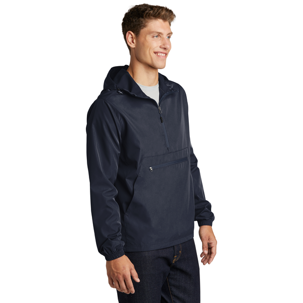 Sport-Tek® Polyester Unisex Packable Anorak