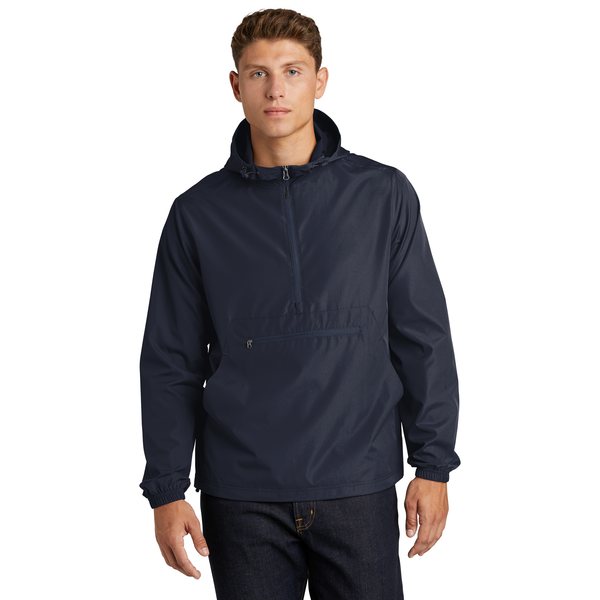Sport-Tek® Polyester Unisex Packable Anorak