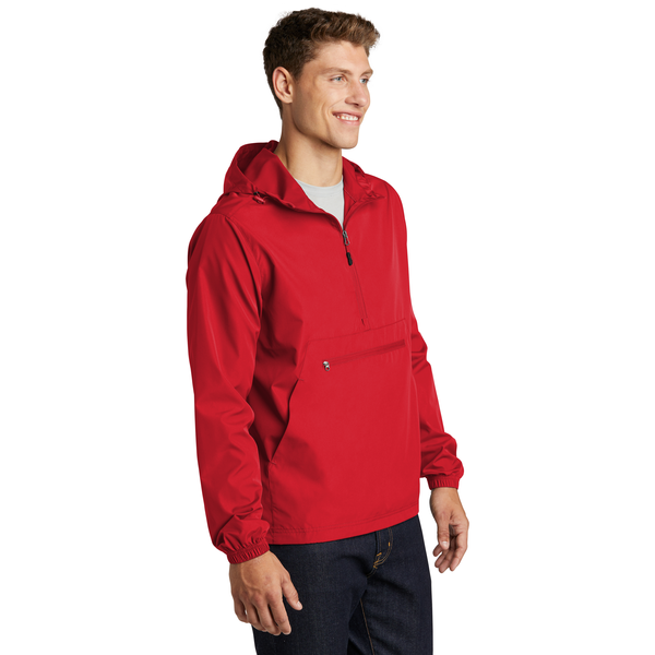 Sport-Tek® Polyester Unisex Packable Anorak
