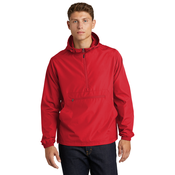 Sport-Tek® Polyester Unisex Packable Anorak