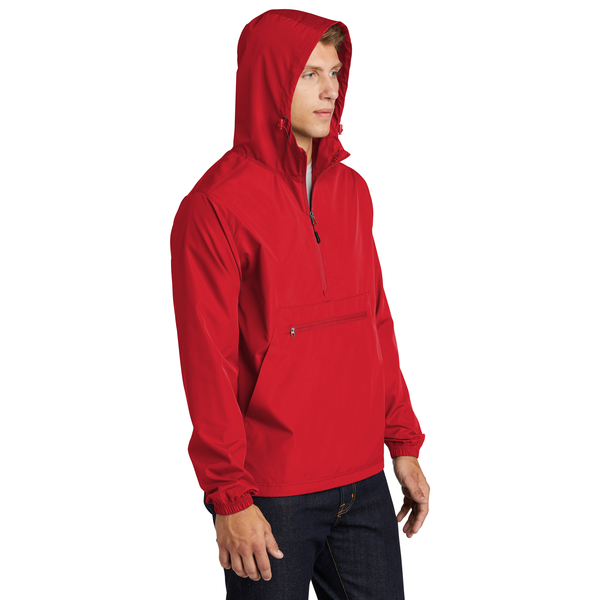 Sport-Tek® Polyester Unisex Packable Anorak