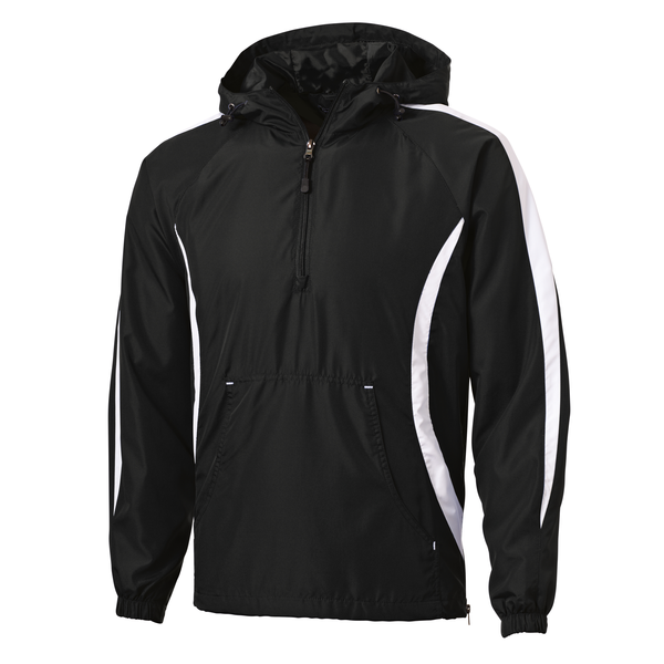 Sport-Tek® Colorblock Raglan Polyester Unisex Anorak