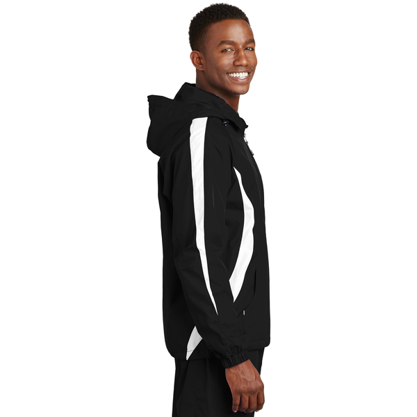 Sport-Tek® Colorblock Raglan Polyester Unisex Anorak