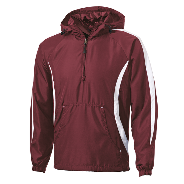 Sport-Tek® Colorblock Raglan Polyester Unisex Anorak