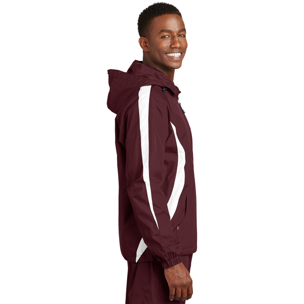 Sport-Tek® Colorblock Raglan Polyester Unisex Anorak
