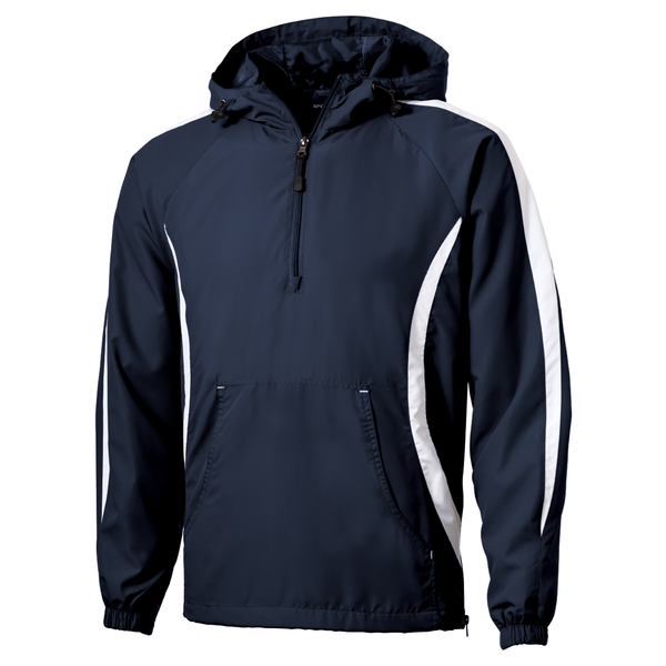 Sport-Tek® Colorblock Raglan Polyester Unisex Anorak