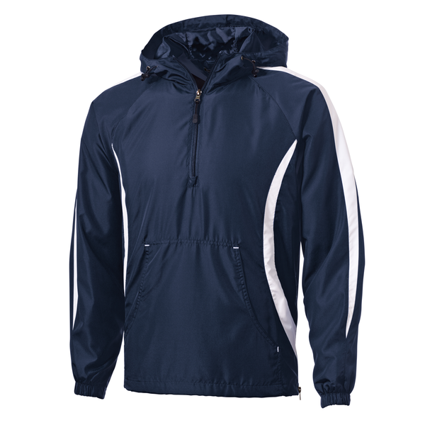 Sport-Tek® Colorblock Raglan Polyester Unisex Anorak