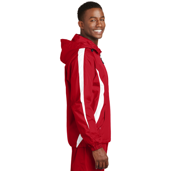 Sport-Tek® Colorblock Raglan Polyester Unisex Anorak
