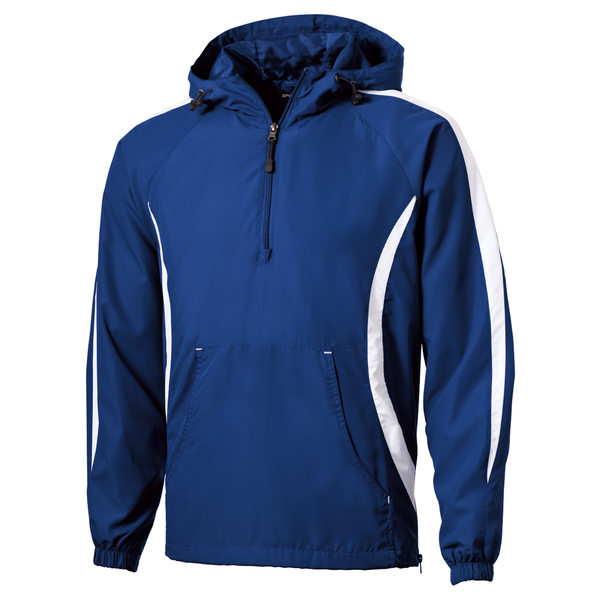 Sport-Tek® Colorblock Raglan Polyester Unisex Anorak