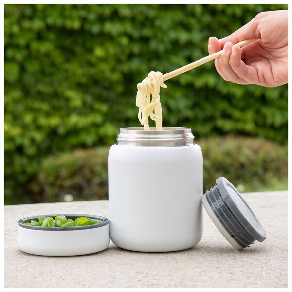 h2go Essen Stainless Steel Thermal Food Container, 16.9oz.