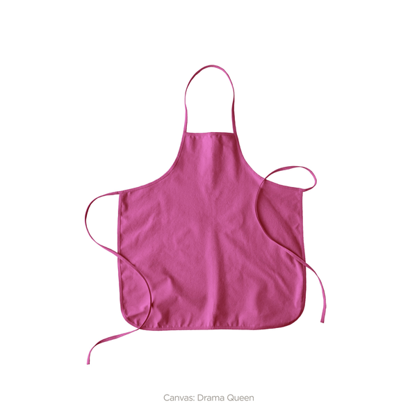 Hot Mess Color Cotton Canvas Apron