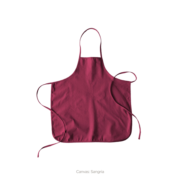 Hot Mess Color Cotton Canvas Apron