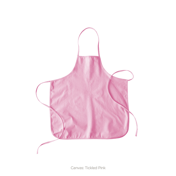 Hot Mess Color Cotton Canvas Apron