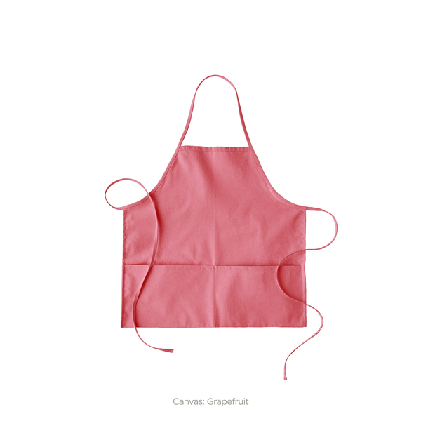 Hot Pockets Color Cotton Canvas Apron