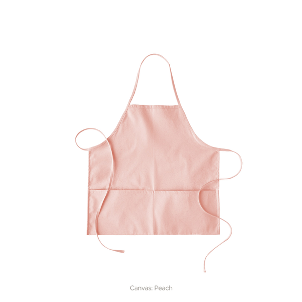 Hot Pockets Color Cotton Canvas Apron