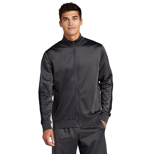 Sport-Tek® Tricot Men's Track Jacket