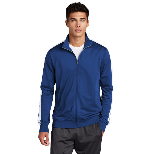 Sport-Tek® Tricot Men's Track Jacket