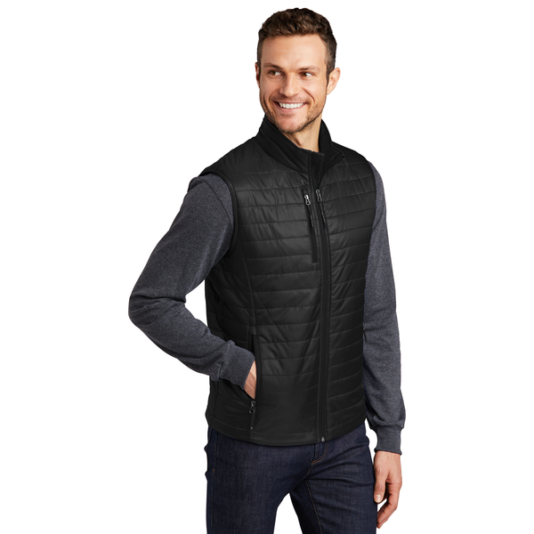Port Authority® Packable Polyester Men's Puffy Vest