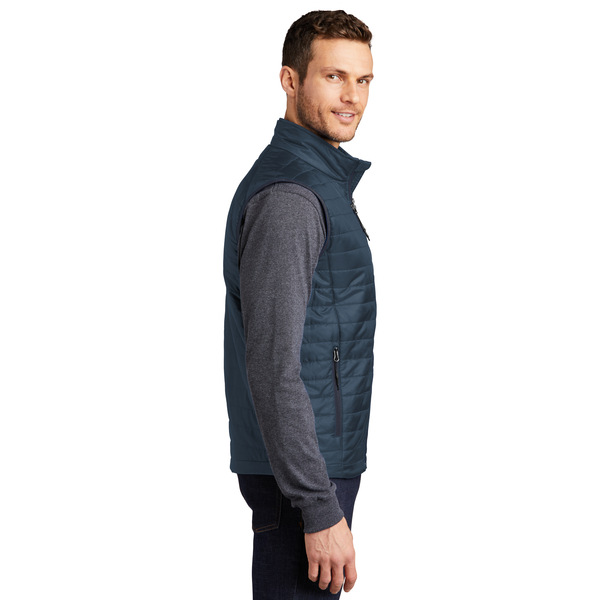 Port Authority® Packable Polyester Men's Puffy Vest
