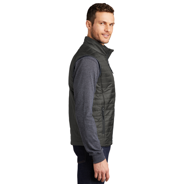 Port Authority® Packable Polyester Men's Puffy Vest