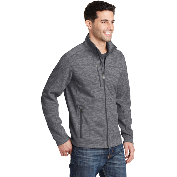 Port Authority® Digi Stripe Fleece Men's Jacket