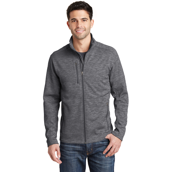 Port Authority® Digi Stripe Fleece Men's Jacket