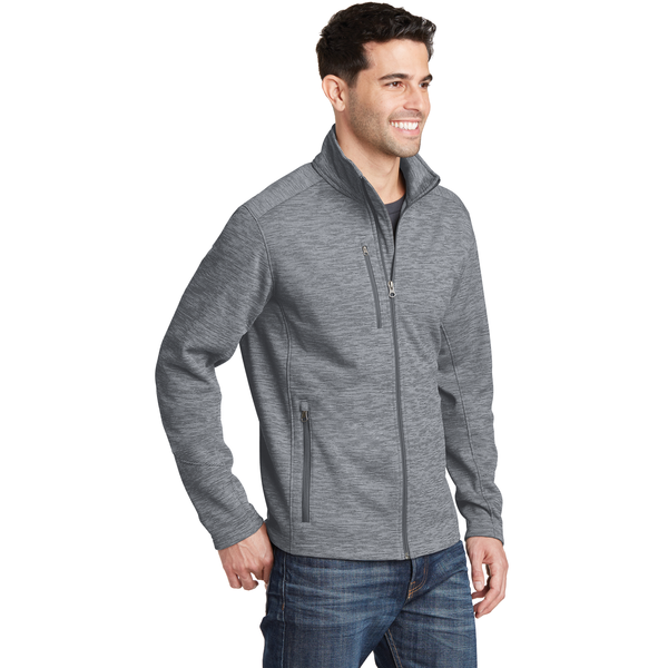 Port Authority® Digi Stripe Fleece Men's Jacket
