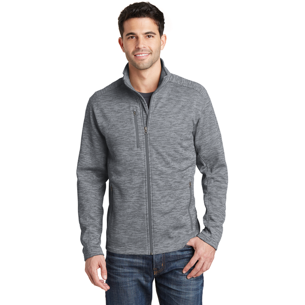 Port Authority® Digi Stripe Fleece Men's Jacket