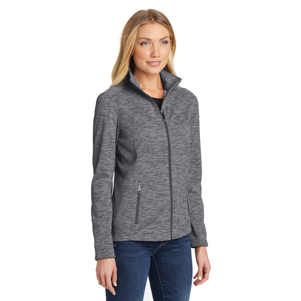 Port Authority® Digi Stripe Fleece Ladies' Jacket
