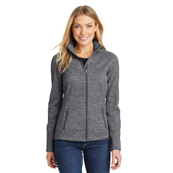 Port Authority® Digi Stripe Fleece Ladies' Jacket