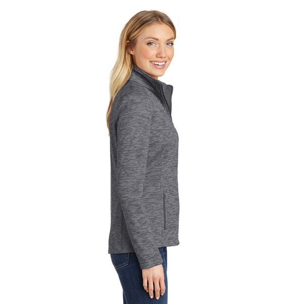 Port Authority® Digi Stripe Fleece Ladies' Jacket